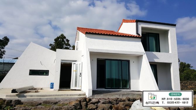 제주 무릉리 판넬 주택 현장